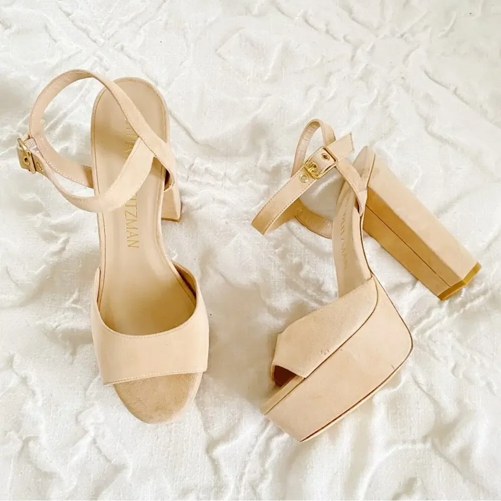 Stuart Weitzman Ryder Platform Sandal Size 9.5